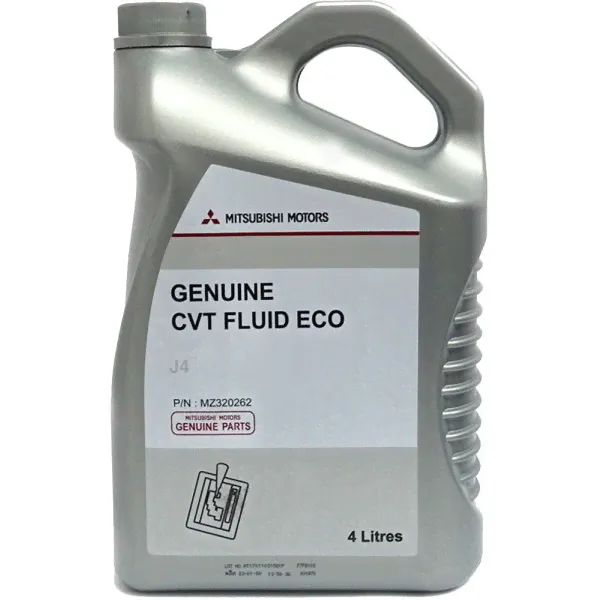 Mitsubishi Genuine CVT Fluid Eco J4 4L трансмиссионное масло