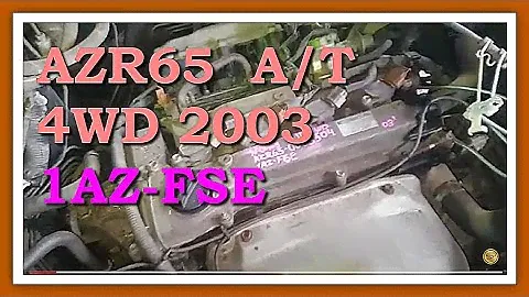 Контрактный двигатель Япония TOYOTA VOXY / Тойота Вокси / AZR65 0068504 A/T 4WD 2003 1AZ-FSE 4628809
