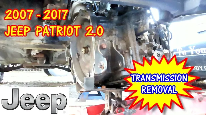 2007-2017 Jeep Patriot JF011E RE0F10A Transmission Removal