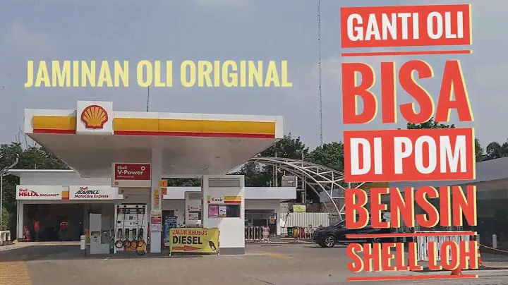 Review ganti oli transmisi di pom bensin Shell yang sepi dekat rumah.