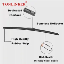 Автомобильные щетки стеклоочистителя TONLINKER для BAIC U5 PLUS 2023, МТ, cvt, автомобильные аксессуары, передняя щетка стеклоочистителя, товары для стек... (art.: 3920c13818e00)