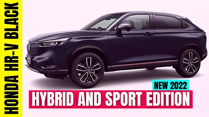 2022 Honda HRV черного цвета | Гибридное и спортивное издание